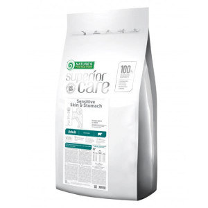 NATURE`S PROTECTION SUPERIOR CARE DOG ALL SENSITIVE SKIN STOMACH sausā barība suņiem Jers 10kg